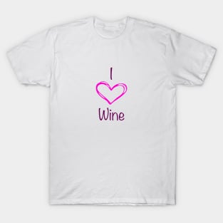 I Love Wine - Light T-Shirt